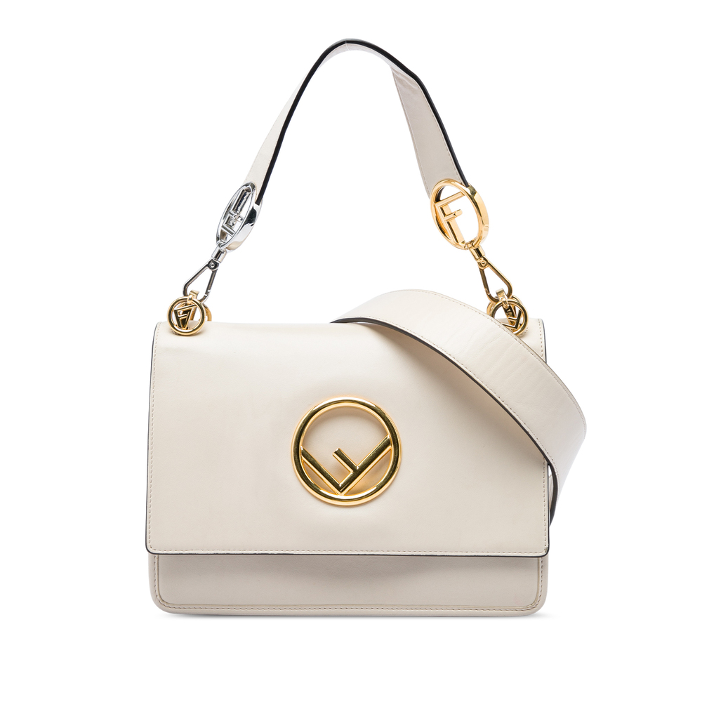 Pre-Loved Fendi Smooth Leather Kan I F Satchel